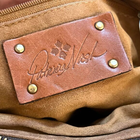 Patricia Nash Avellino Brown Leather Crossbody Bag - Picture 10 of 11